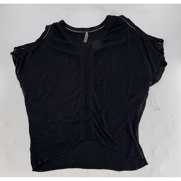 NWT Raisins Samba Ladder-Trim Split-Sleeve Caftan Cover-Up Size L Boho - Picture 9 of 11